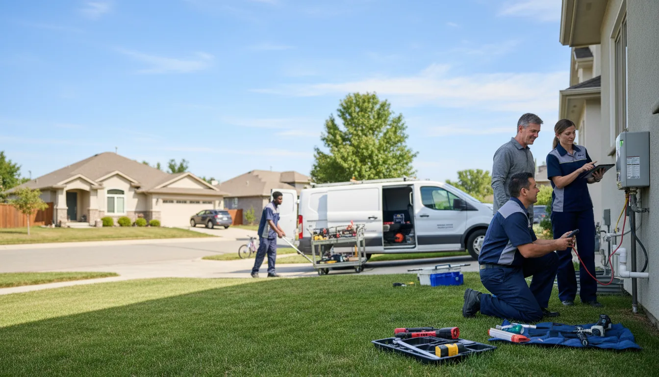 Tankless water heater service in Blessing, TX